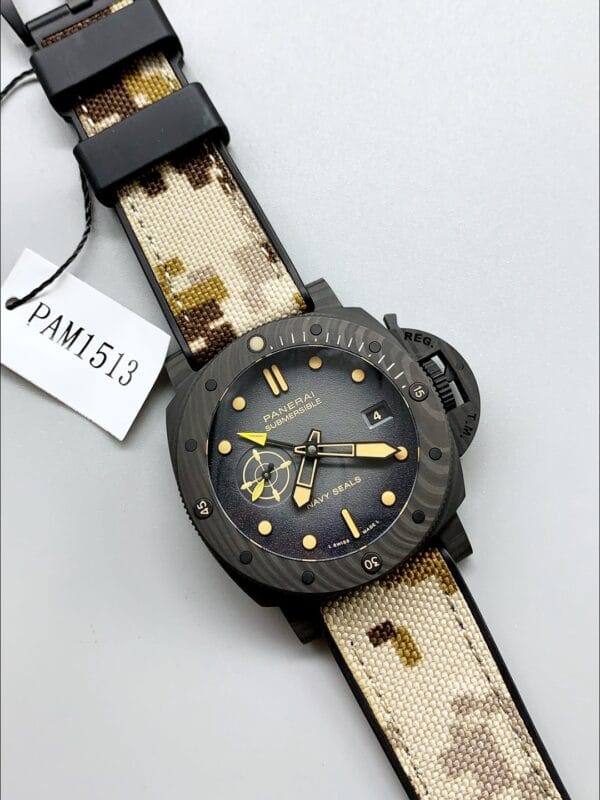 パネライ サブマーシブル PAM1513 カルボテック GMT ネイビーシールズ エディション 44MM（1:1スーパークローン）