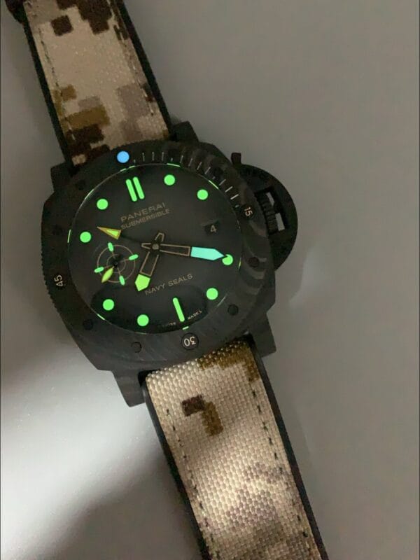 パネライ サブマーシブル PAM1513 カルボテック GMT ネイビーシールズ エディション 44MM（1:1スーパークローン）