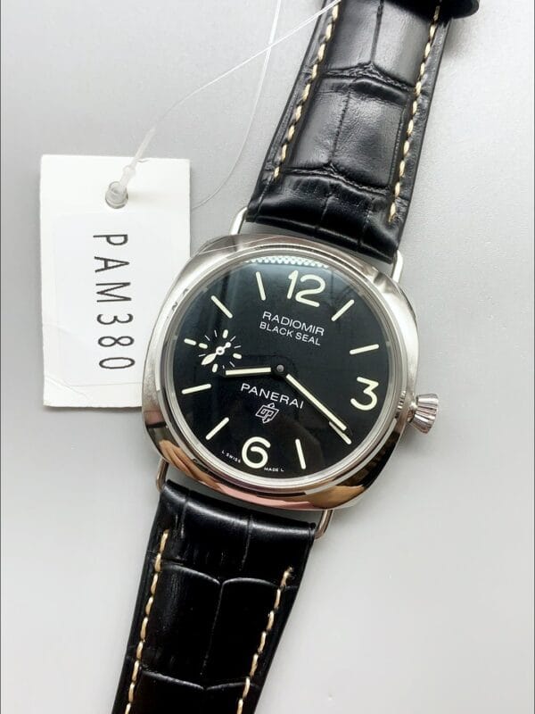 パネライ スーパークローン ラジオミール ブラックシール PAM380 45mm ブラックダイヤル（1:1スーパークローン）