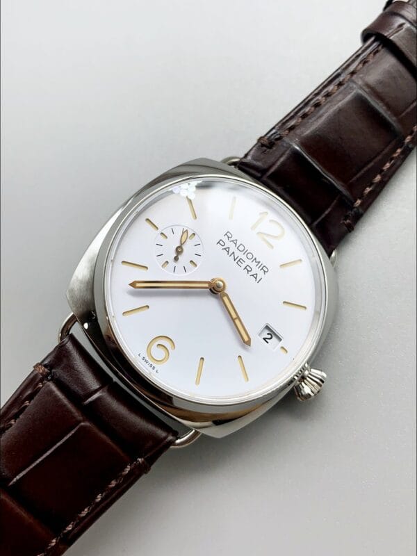 パネライ ラジオミール PAM1292 クアランタ 40MM 904Lスチール ホワイトダイヤル ウォッチ（1:1スーパークローン）
