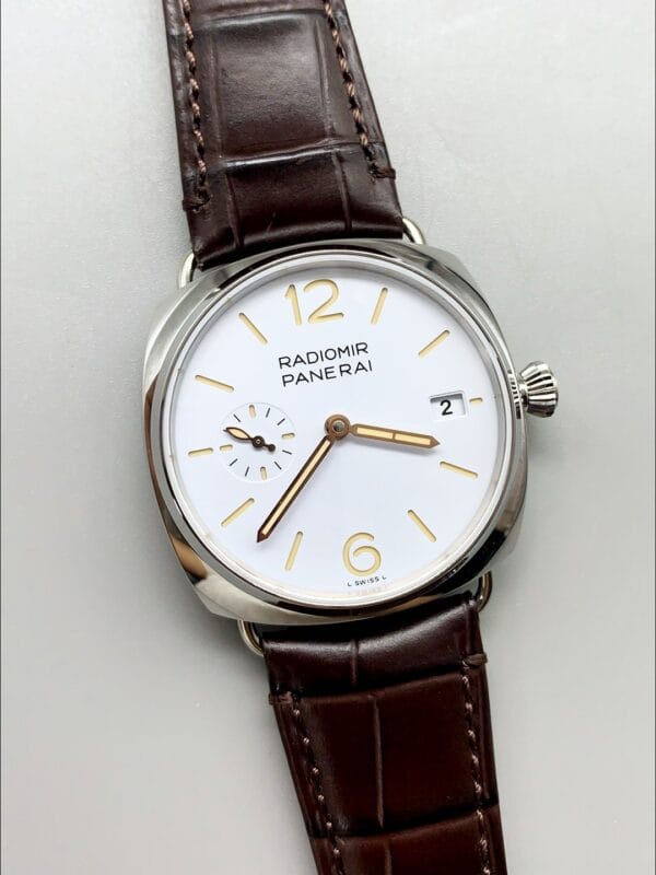 パネライ ラジオミール PAM1292 クアランタ 40MM 904Lスチール ホワイトダイヤル ウォッチ（1:1スーパークローン）