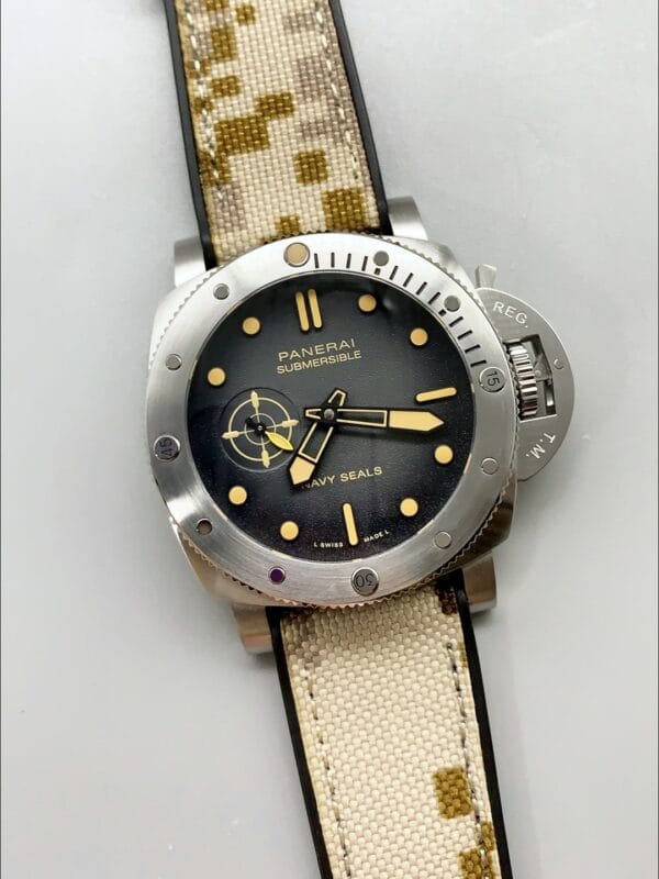 パネライ スーパークローン サブマーシブル PAM1518 ネイビーシールズエディション（1:1スーパークローン）