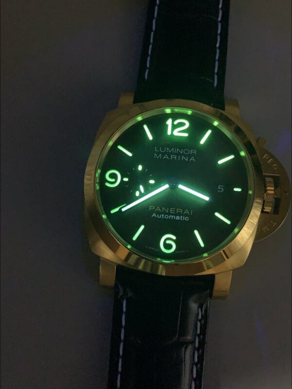 パネライ ルミノール マリーナ PAM1115 44mm イエローゴールド（1:1スーパークローン）