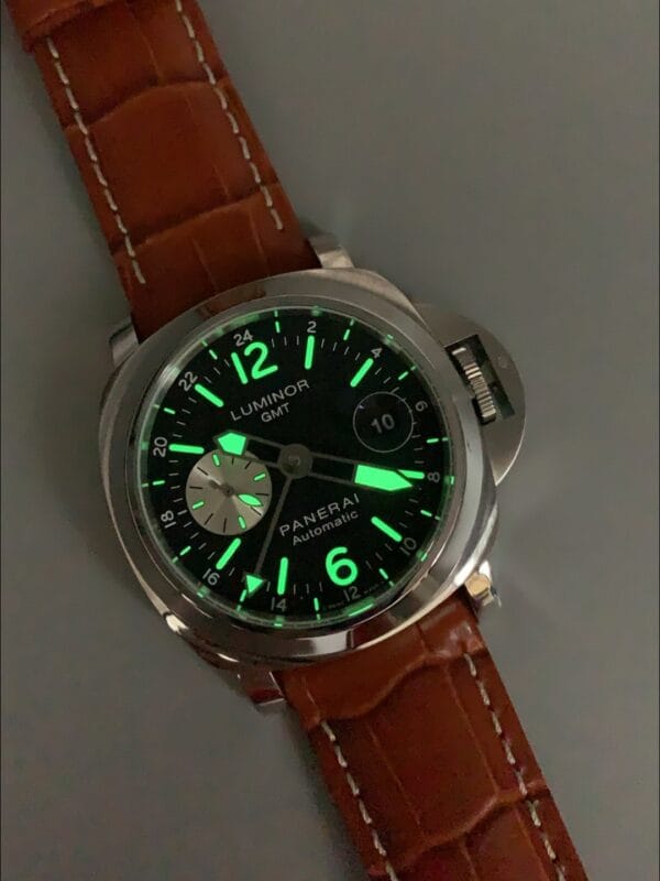 パネライ ルミノール GMT スイス製腕時計 スチール PAM00161（1:1 スーパークローン）