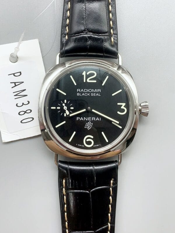パネライ スーパークローン ラジオミール ブラックシール PAM380 45mm ブラックダイヤル（1:1スーパークローン）