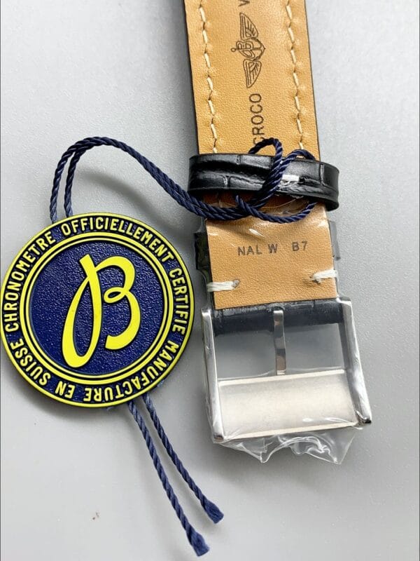 ブライトリング ナビタイマー1 オートマチック ブラックダイヤル – レザーストラップ（1:1スーパークローン）