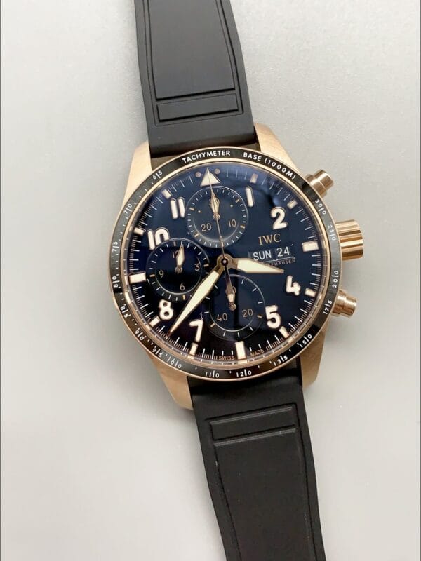 IWC パイロット IW388306 クロノグラフ 41 メルセデスAMG ペトロナスF1 ラバーストラップ ウォッチ（1:1スーパークローン）
