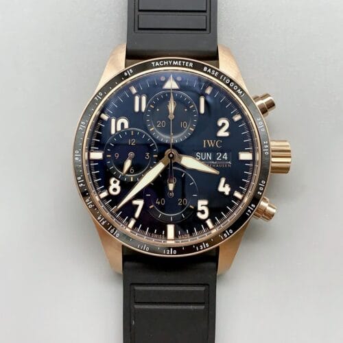 IWC パイロット IW388306 クロノグラフ 41 メルセデスAMG ペトロナスF1 ラバーストラップ ウォッチ（1:1スーパークローン）