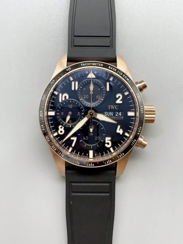 IWC パイロット IW388306 クロノグラフ 41 メルセデスAMG ペトロナスF1 ラバーストラップ ウォッチ（1:1スーパークローン）
