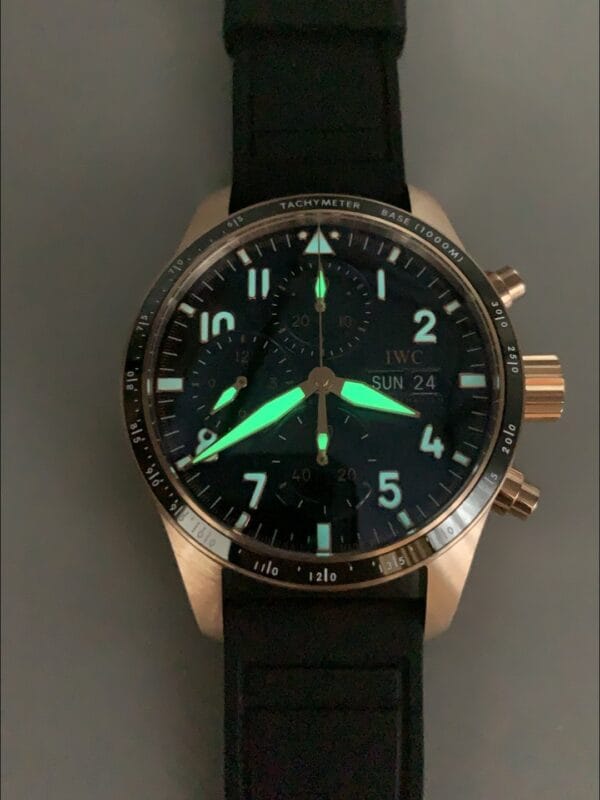 IWC パイロット IW388306 クロノグラフ 41 メルセデスAMG ペトロナスF1 ラバーストラップ ウォッチ（1:1スーパークローン）
