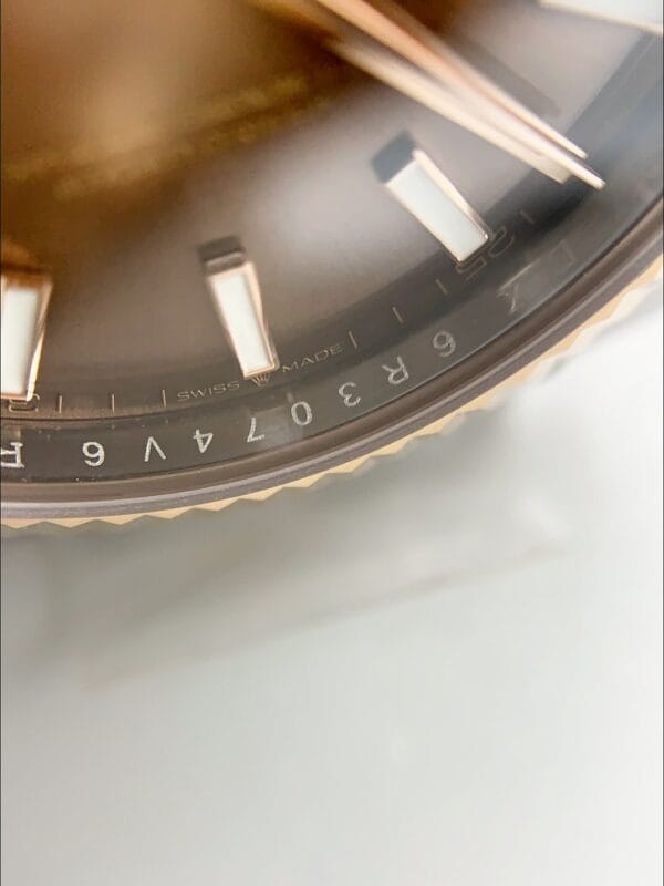 ロレックス デイトジャスト 41MM ツートーン ローズゴールド ブラウンダイヤル ウォッチ（1:1スーパークローン）