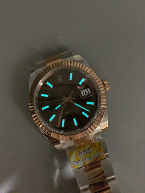 ロレックス デイトジャスト 41MM ツートーン ローズゴールド ブラウンダイヤル ウォッチ（1:1スーパークローン）
