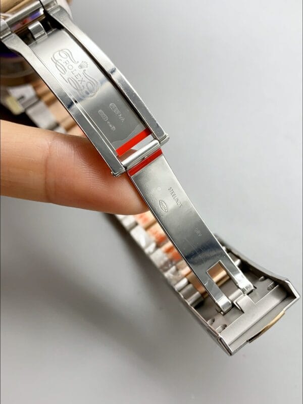 ロレックス デイトジャスト 41MM ツートーン ローズゴールド ブラウンダイヤル ウォッチ（1:1スーパークローン）