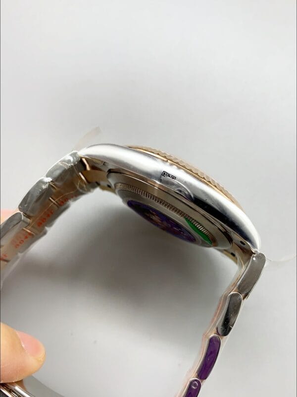 ロレックス デイトジャスト 41MM ツートーン ローズゴールド ブラウンダイヤル ウォッチ（1:1スーパークローン）