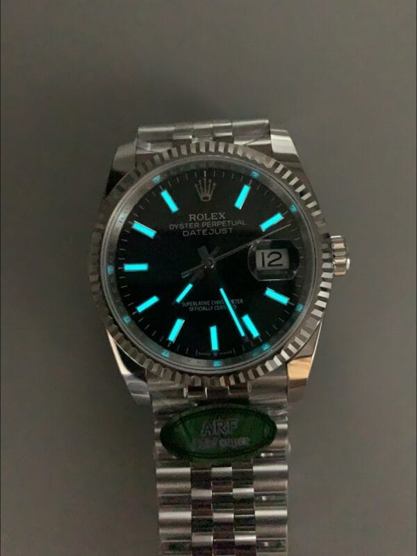 ロレックス デイトジャスト Cal.3235ムーブメント スイス製時計 904Lスチール 41MM – ブラックダイヤル（1:1スーパークローン）