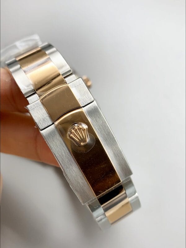 ロレックス デイトジャスト 41MM ツートーン ローズゴールド ブラウンダイヤル ウォッチ（1:1スーパークローン）