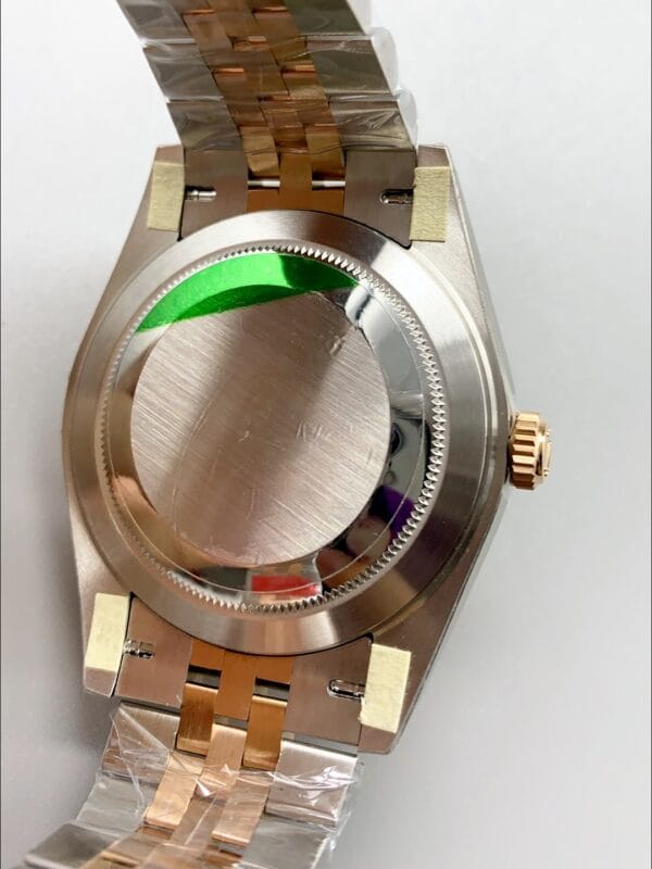 ロレックス デイトジャスト 41MM ツートーン ローズゴールドプレート フルーテッドダイヤル ウォッチ（1:1スーパークローン）