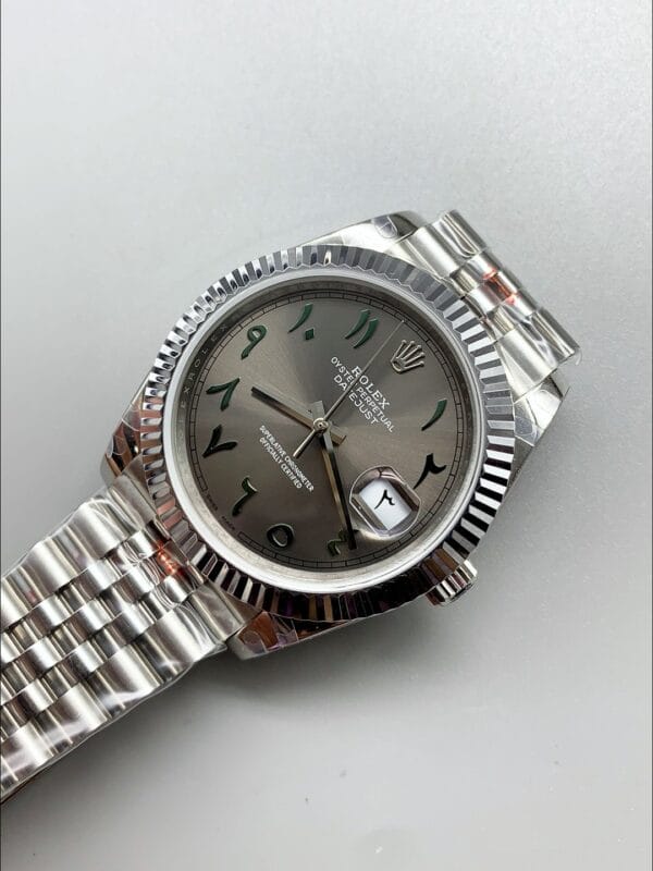 ロレックス デイトジャスト M126300 41MM ETA3235 グレーアラビアダイヤル – 904Lスチールケース（1:1スーパークローン）