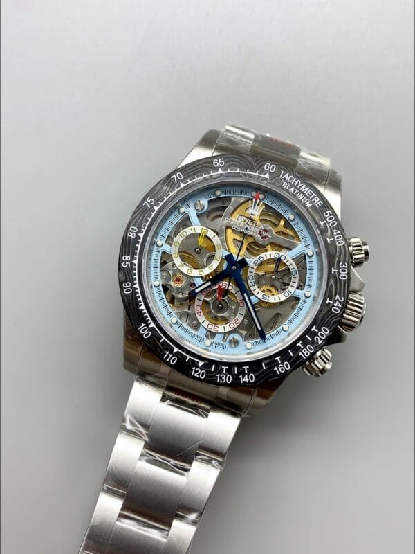 ロレックス デイトナ Artisans De Geneve ステンレススチールウォッチ ブラックカーボンベゼルウォッチ（1:1スーパークローン）