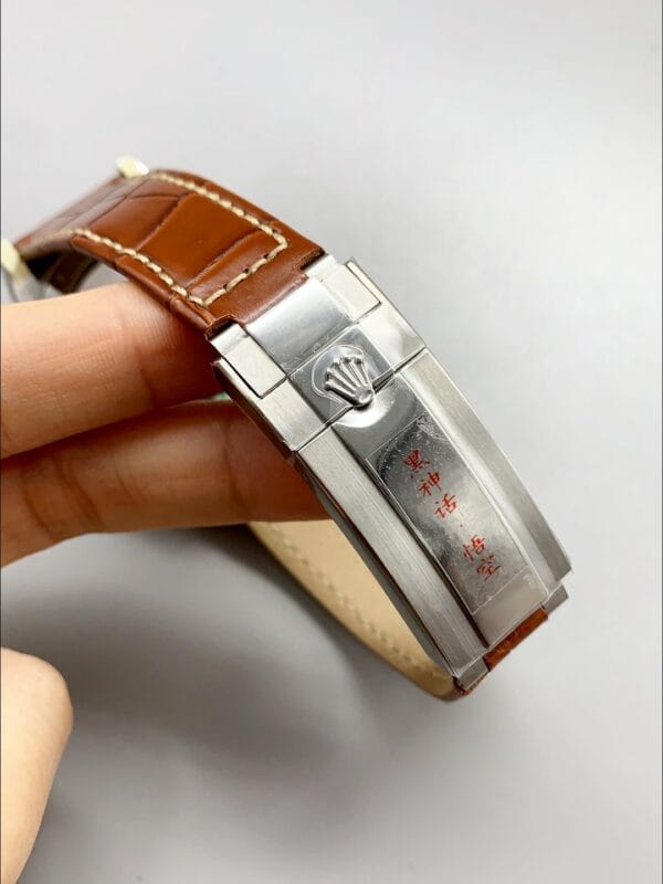 ロレックス デイトナ ホワイトダイヤル ブラウンレザーストラップ クロノグラフ 1:1スーパークローン