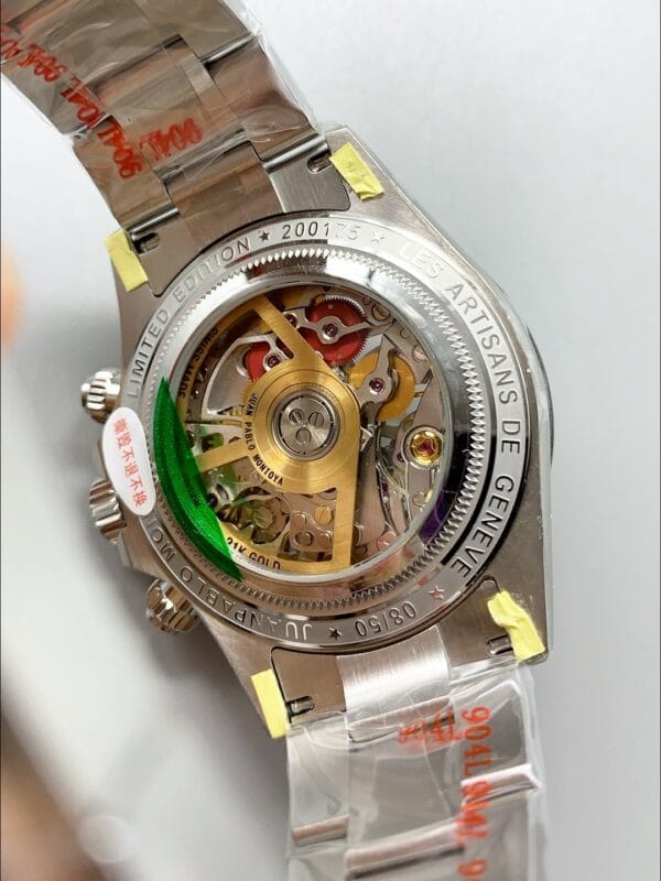 ロレックス デイトナ Artisans De Geneve ステンレススチールウォッチ ブラックカーボンベゼルウォッチ（1:1スーパークローン）