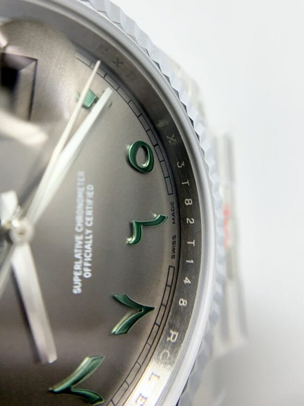 ロレックス デイトジャスト M126300 41MM ETA3235 グレーアラビアダイヤル – 904Lスチールケース（1:1スーパークローン）