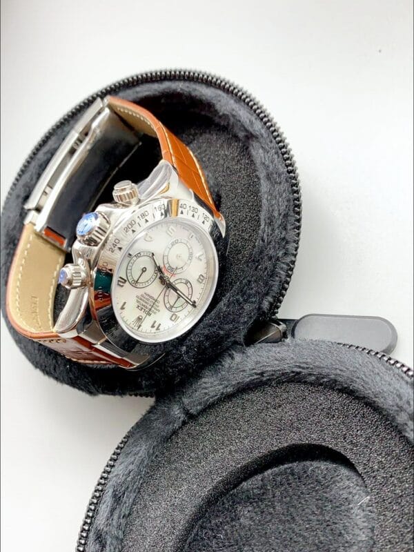 ロレックス デイトナ ホワイトダイヤル ブラウンレザーストラップ クロノグラフ 1:1スーパークローン