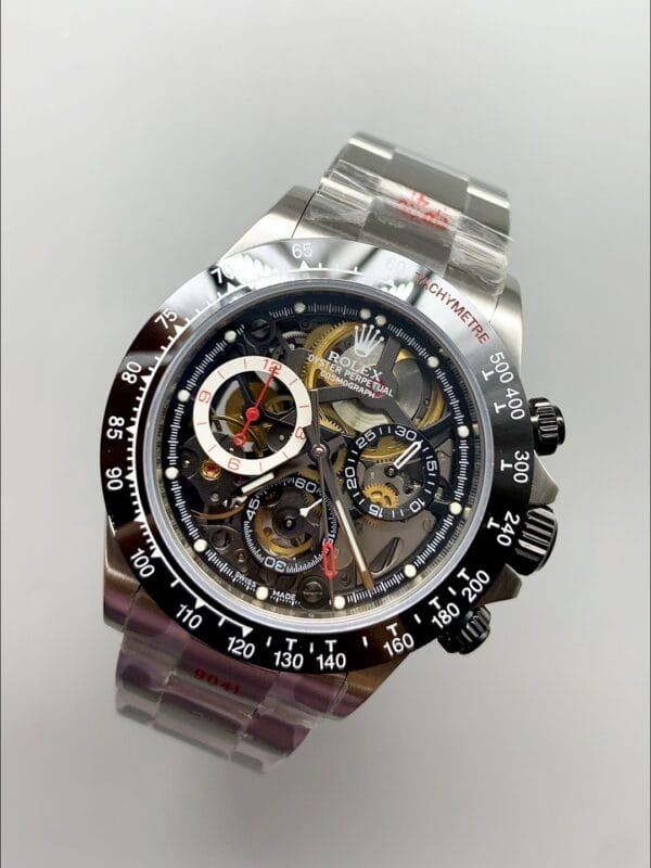ロレックス デイトナ Artisans De Geneve ステンレススチールウォッチ ブラックセラミックベゼルウォッチ（1:1スーパークローン）