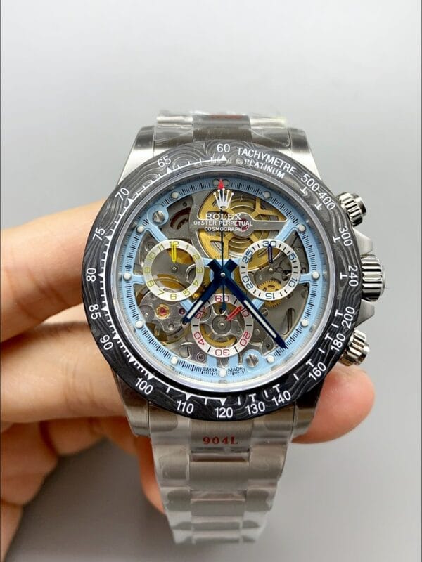 ロレックス デイトナ Artisans De Geneve ステンレススチールウォッチ ブラックカーボンベゼルウォッチ（1:1スーパークローン）