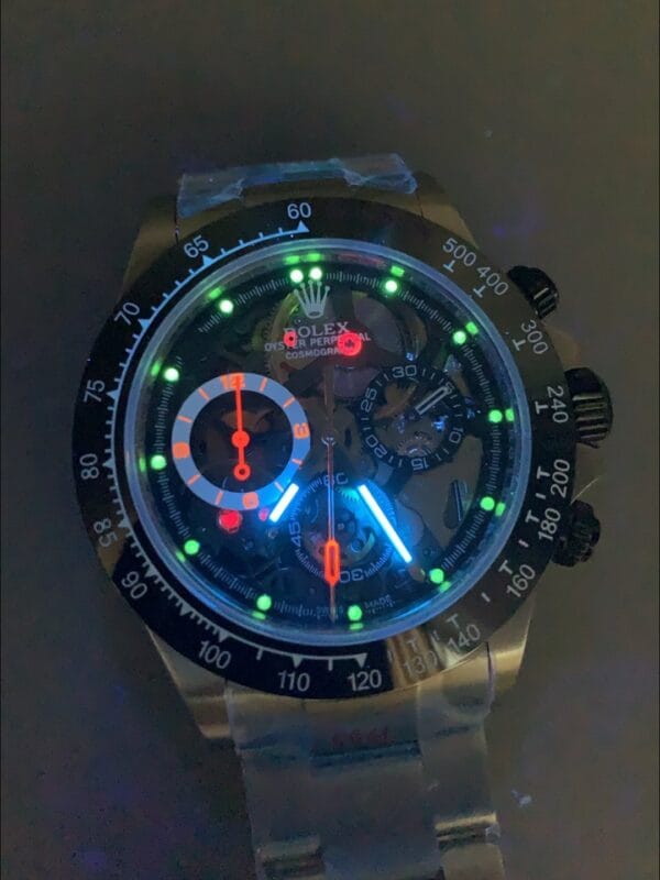 ロレックス デイトナ Artisans De Geneve ステンレススチールウォッチ ブラックセラミックベゼルウォッチ（1:1スーパークローン）