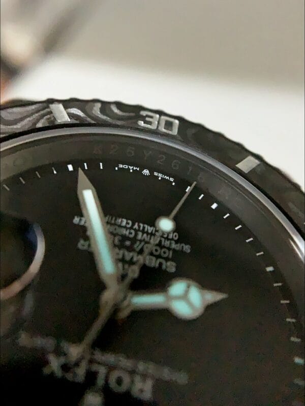 ロレックス サブマリーナー DiW DLCコーティング スチールケース ブラックセラミックベゼル エディション ウォッチ（1:1スーパークローン）