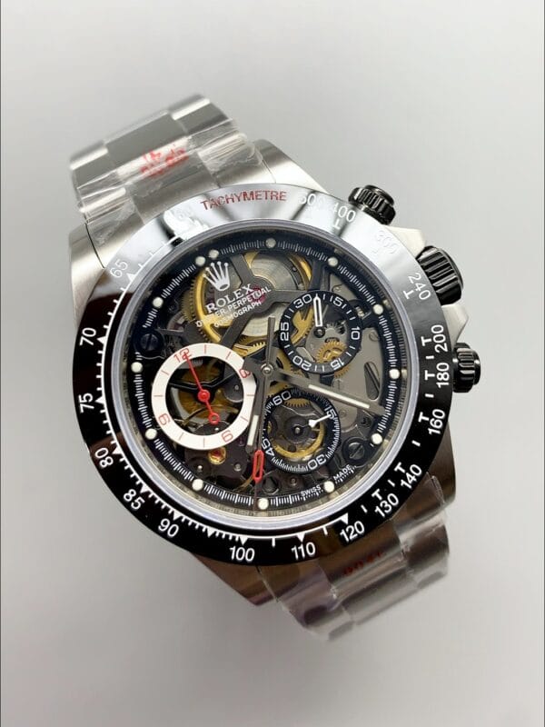 ロレックス デイトナ Artisans De Geneve ステンレススチールウォッチ ブラックセラミックベゼルウォッチ（1:1スーパークローン）