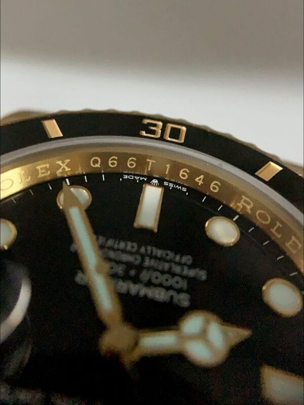 ロレックス サブマリーナー 41MM デイト セラミック ゴールド m126618ln - 904Lスチールウォッチ（1:1スーパークローン）