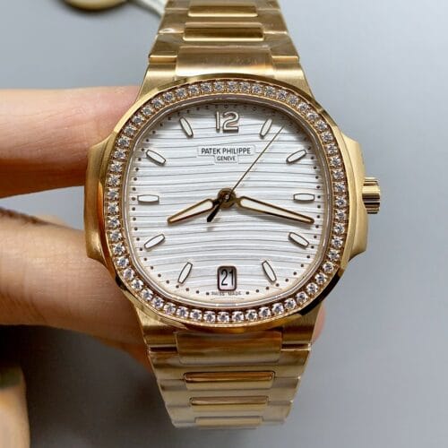 パテック フィリップ ノーチラス 7118R 35MM ローズゴールド ホワイトダイヤル（1:1スーパークローン）