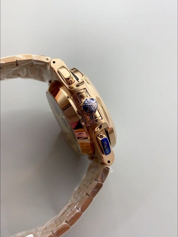 パテック フィリップ ノーチラス 5980/R ローズゴールド 904Lスチールケース ブラックダイヤル（1:1スーパークローン）