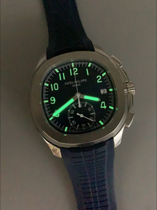 パテックフィリップ アクアノート 5968 クロノグラフ スチールケース ブルーダイヤル（1:1スーパークローン）