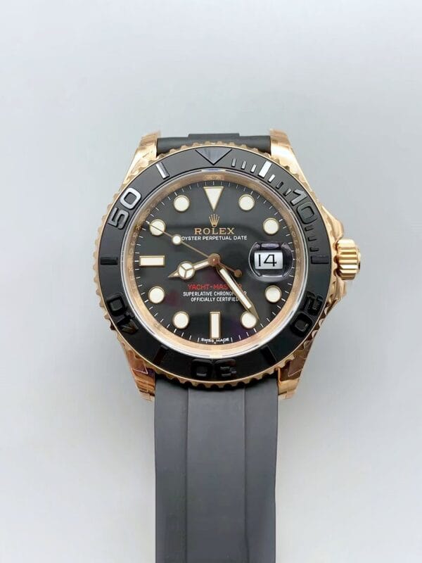 1:1スーパークローン ロレックス ヨットマスター40 オイスター 40MM 18Kエバーローズ