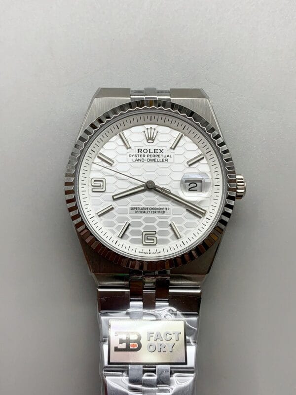 ロレックス ランド・ドゥエラー 127334 スチール ハニカム 40MM（1:1スーパークローン）