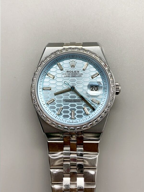 ロレックス ランドドゥエラー 127336 アイスブルーハニカム 40MM（1:1スーパークローン）