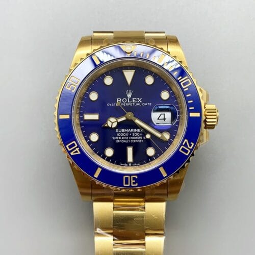 ロレックス サブマリーナー 40mm ゴールドケース ブルーダイヤル 3135ムーブメント（1:1スーパークローン）