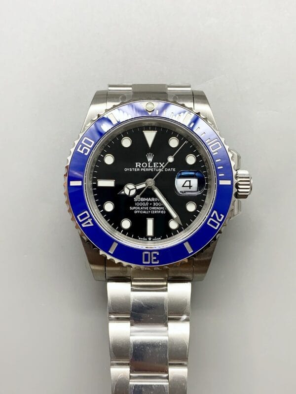 ロレックス サブマリーナー 41mm ブルーベゼル ホワイトゴールド 126619LB（1:1 スーパークローン）