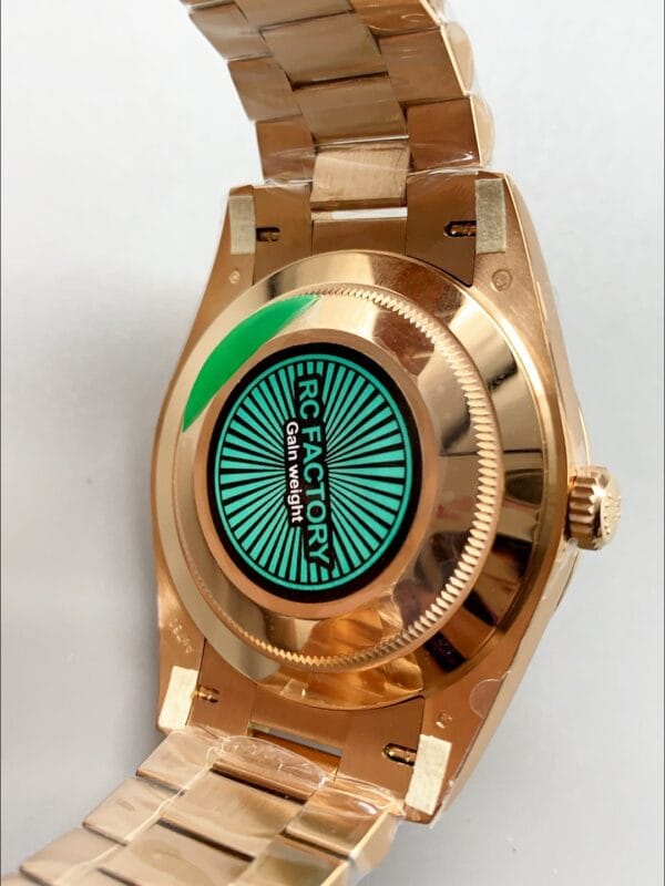 ロレックス デイデイト 40mm グリーンダイヤル ローズゴールドブレスレット（1:1スーパークローン）