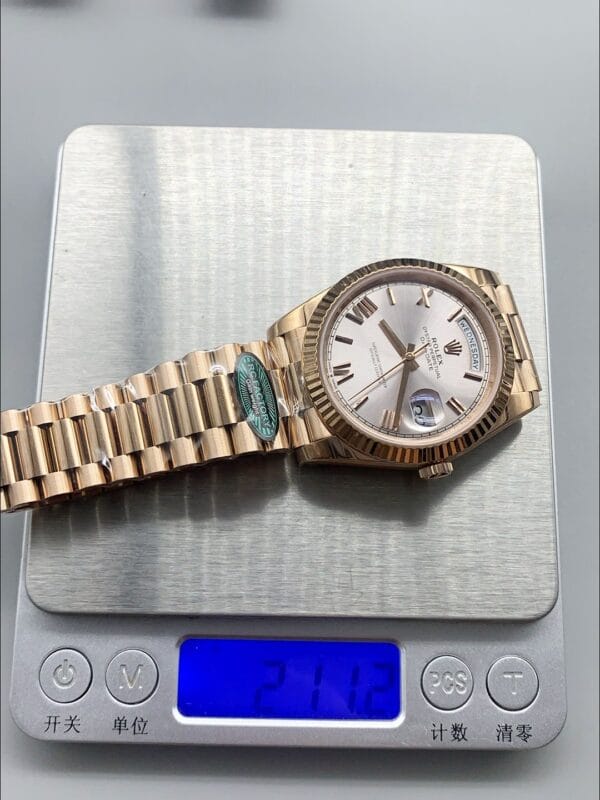 ロレックス デイデイト 40mm 228235 エバーローズゴールド プレジデントウォッチ（1:1スーパークローン）