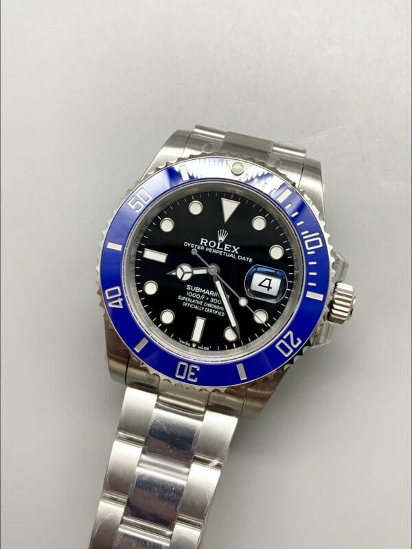ロレックス サブマリーナー 41mm ブルーベゼル ホワイトゴールド 126619LB（1:1 スーパークローン）