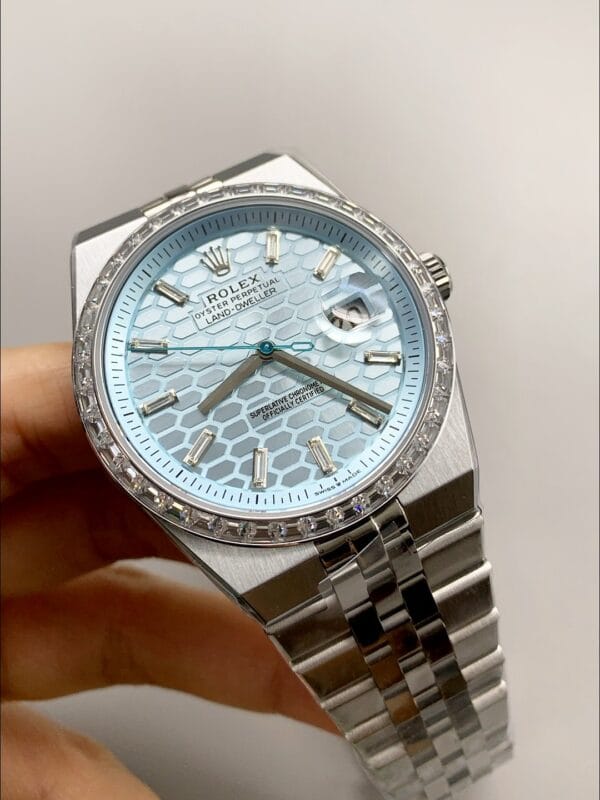 ロレックス ランドドゥエラー 127336 アイスブルーハニカム 40MM（1:1スーパークローン）