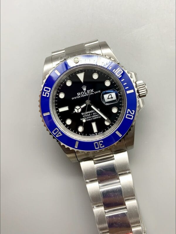 ロレックス サブマリーナー 41mm ブルーベゼル ホワイトゴールド 126619LB（1:1 スーパークローン）