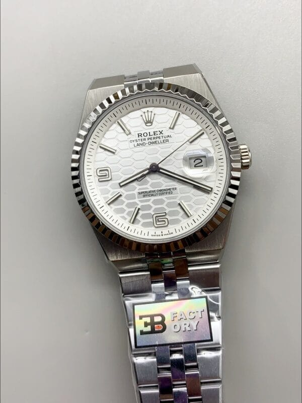 ロレックス ランド・ドゥエラー 127334 スチール ハニカム 40MM（1:1スーパークローン）