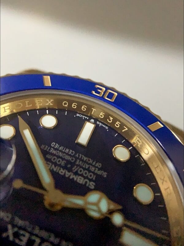 ロレックス サブマリーナー 40mm ゴールドケース ブルーダイヤル 3135ムーブメント（1:1スーパークローン）