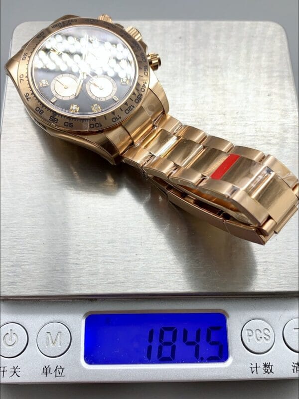 ロレックス デイトナ ブラックダイヤル ローズゴールド モデル 116509（1:1スーパークローン）