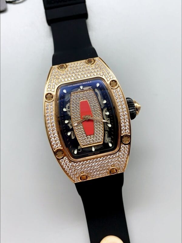 リシャール・ミル RM07-01 ローズゴールド ジャスパーダイヤル ミディアムセット（1:1スーパークローン）